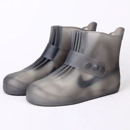Waterproof Shoe Covers Men Thicken Protector Overshoes Water Proof Galoshe Reusable Rain 240130