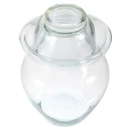 Storage Bottles Mason Jars Glass Pickle Sealed Food Chinese Transparent Large Capacity Vegetable Commercial