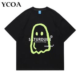 Oversized T-Shirts Women Tees Tops Summer Anime Gothic Kawaii Short Sleeve Harajuku Y2k Fashion Grunge Graphic Aesthetic Clothes 240125