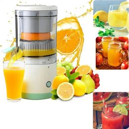 Portable Electric Juicer Electric Juicer Orange Juice Squeezer Fruit Juicer Household Orange Lemon Blender USB Charging Kitchen 240124