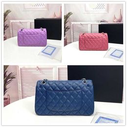 2021 New High Quality Bag Classic Lady Handbag Diagonal Leather 25.5-15-7.5