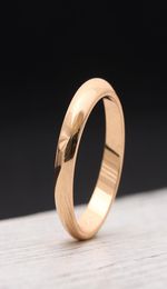 surface Lovers Rings 18K Rose Gold and silver 316L Stainless Steel for women and man band Rings in 045cm width Jewelry PS5497985824