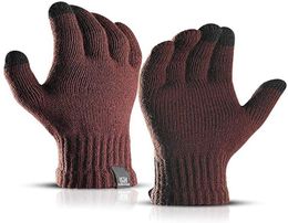 FashionLined Knit Gloves Warm Minimalist Comfortable Winter Mens Womes Touchscreen Fingers for SmartPhones8423701