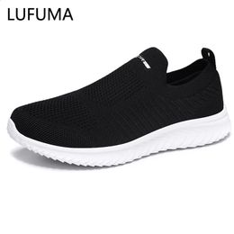 Fashion Slip Breathable Summer on Sneakers for Men Loafers Shoes Without Laces 240129 6589