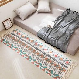 Carpets Bohemian Ethnic Style Bedside Rug Geometric Print Livingroom Sofa Carpet Balcony Hallway Floor Mats