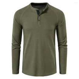 Men's T Shirts Fashion Cotton Shirt Men 2024 Autumn Slim Fit Long Sleeve Tshirt Streetwear Casual Solid Color T-Shirt