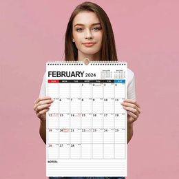 Daily Planner Wall Calendar Agenda Organiser Office Stationery English Calendar Weekly Schedule Coil Calendar 240118
