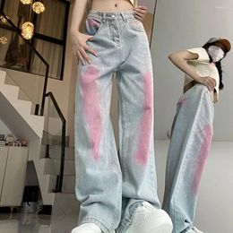 Women's Jeans Womens High Waist S Straight Leg Pants For Women With Pockets Trousers Size X Larg Chic And Elegant Z Aesthetic 90s R A