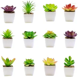 Decorative Flowers Simulated Succulent Plant Pineapple Lotus Flower Ornamental Bonsai Colour Artificial Potted