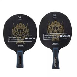 Table Tennis Carbon Blade Racket Bat Professional Ping Pong Blade 5 Ply Wood 2 Ply Carbon Quick Attack Offensive Paddle 240202