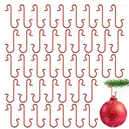 Christmas Decorations 100pcs Ornament Hooks Metal Iron S-Shaped Hook Holders Tree Ball Pendant Hanging Decoration For Home