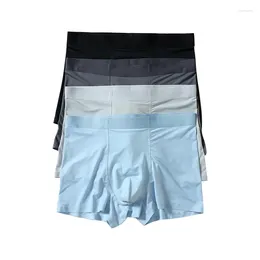 Underpants Men's Panties Underwear Boxer Shorts Comfortable Ice Silk Briefs Quick Dry Boxershorts Man Plus Size L-4XL