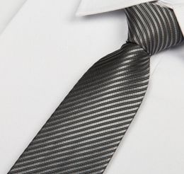 Fashion Jacquard Tie 8CM Mens Necktie Neck Tie Solid Colour Wedding Ties Men Accessories 5 PCS6679267