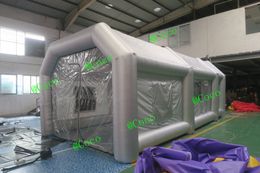 10x6x4mH (33x20x13.2ft) free air ship to door outdoor activities portable inflatable paint spray booth car workstation tent for sale