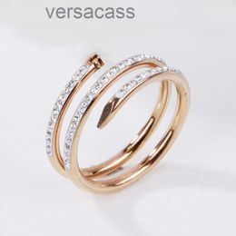 Designer Jewellery Ring Man Rings Silver Engagement Dimond Designers Woman Moissanite Nail Gold for Women Clover Wedding Set Gift3CA9 3CA9
