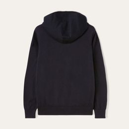 Men Coats Winter loro Knitted Cashmere and Cotton Blended Fabric Splicing Hooded Short Jackets piana