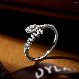 Cluster Rings Karachis S925 Sterling Silver Devil's Eye Set With Diamond Open Ring Personalized Crowd Design Simulation