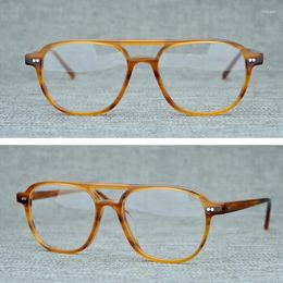 Sunglasses Frames High Grade Acetate Vintage Frog Optical Eyeglass Spectacle Reading Glasses Frame Women Men Prescription Eyewear