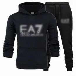 Designer Mens Tracksuits Sweater Trousers Set Basketball Streetwear Sweatshirts Sports Suit Brand Letter Ik Baby Clothes Thick Hoodies Men Pants R8S4 JFVR
