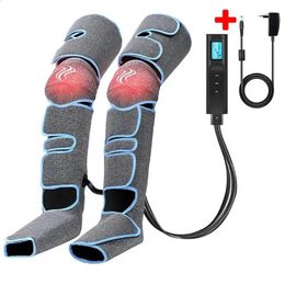 Leg Massager with Compression for Circulation Pain Relief Calf Foot Massager 5 Modes 4 Intensities Athletes Foot Relaxation 240202