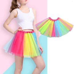 Skirts Women Candy Colourful Tulle Tutu Half Skirt Carnival Mardi Gras Party Puffy Short Girls Faldas Y2k Clothes Costume Parade