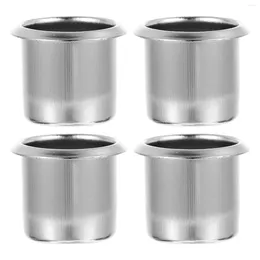 Candle Holders 4 Pcs Cup Tealight Metal Containers DIY Candlestick Making Iron Lights