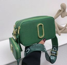 designer bag snapshot new multicolor shoulder bags camera women fashion tie dye luxury leather crossbody glitter strap purse Khaki bag MJ0215