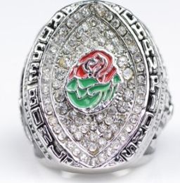 Newest Men fashion Jewellery 2015 Oregon Ducks Rose Bowl ship ring alloy sports fans collection souvenirs Christmas gift8494152