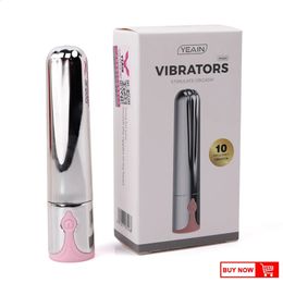 YEAIN 10 Speeds Mini Bullet Vibrator Clitoris Stimulator Gspot Orgasm Dildo Sex Toy For Women 240202