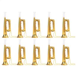 10pcs Baby Kids Musical Trumpet Models Toys Instrument Intellectual Developmental Vocal Toy for Children Gift 240131