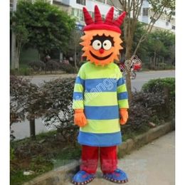 Halloween Clown Mascot Costume High Quality customize Cartoon Plush Tooth Anime theme character Adult Size Christmas Carnival fancy dress