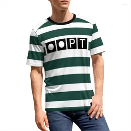 Men's T Shirts 2024 O-Neck Digital Print Street Sportswear Edition Portugal Football Jersey Cristiano Ronaldo Commemoration