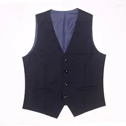 Men's Vests Spring And Autumn Trend Thin Trendy Business Casual Professional Horse Clip Suit Vest 5530