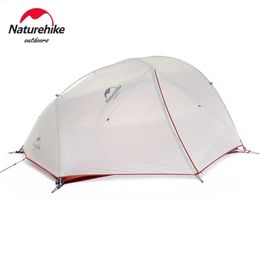 2人のテントスターリバーキャンプテントアップグレードUltralight Tent Outdoor Travel Tent 4シーズンテント無料MAT240129