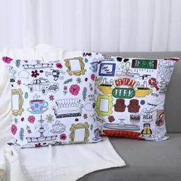 Friends TV Show Pillow Case, poduszka, odpowiednia do sof i pokoi w salonie