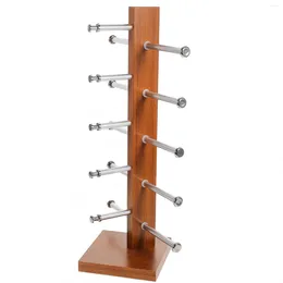 Decorative Plates Multi-tier Eyeglasses Stand Riser Glasses Display Sunglasses Rack Holder