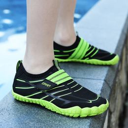 Boy Girl QuickDry Barefoot Breathable Beach Wading Shoe Children Non Slip Outdoor Water Sports Elastic Surfing Aqua Shoes 240123