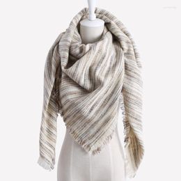 Scarves Drop Brand Winter Cashmere Acrylic Large Size Women Scarf Fashion Mixed Colour Soft And Warm Square Blanket Shawl