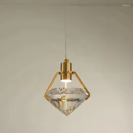 Pendant Lamps Antique Nordic Chandelier Crystal Luxury Italian Kitchen Waterproof Minimalist Classic Bathroom Lampe Decor Room