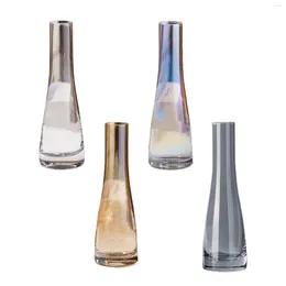 Vases Narrow Glass Flower Bud Bottles Modern Stylish Floral Arrangements