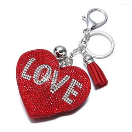 Keychains Love Letter Heart Key Chains For Women&Girl Keychain Charm Cute Metal Bag Accessories Pendant Womens Jewellery