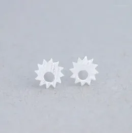 Stud Earrings LVE18 Classic Women Fine Jewelry 925 Silver Little Sun Ear A Gift For Young Girl Delicate