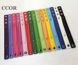 10pcs 818mm200mm Snap Button Copy Leather Wristband Bracelets Fit 8mm Slide Charms Beads Letters DIY Accessory4908764