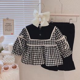 Baby Girls Clothing Children Fashion Sweet Princess 2 Pieces Boutique Outfits for 110Years Kids Tracksuits 240129