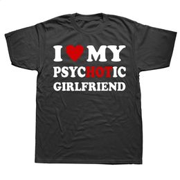 Novelty I Love My Psycic Girlfriend T Shirts Str No Yaiba Short Sleeve T-shirt Men Womens Fashion Harajuku y2k T Shirts boy 240129