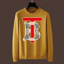 2024 frühling Herbst Geometrische Brief Drucken Mann Hoodies Baumwolle Pullover Mode Jacken Oansatz Langarm männer Sweatshirts HSCGQ007