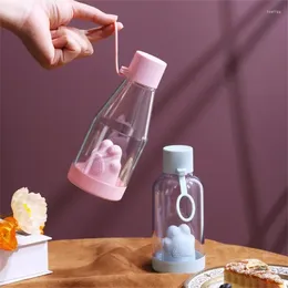 Water Bottles Space Cup Heart Office Portable Large Capacity Creative Cartoon Cute Drinkware Plastic Ins Style