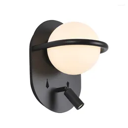 Wall Lamp Modern Household Indoor Hanging Bedside Adjustable Head Led For Bedroom