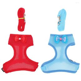 Dog Collars 2 Sets Adjustable Belt Chicken Vest Hen Traction Ropes Pet Leashes Rooster Supplies