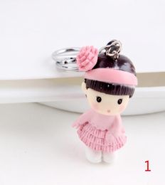 10pcslot 2021 New Baby Shower Birthday Wedding Favours Party Back Gifts For Guests Creative Doll Metal Keychain Decorations9679437